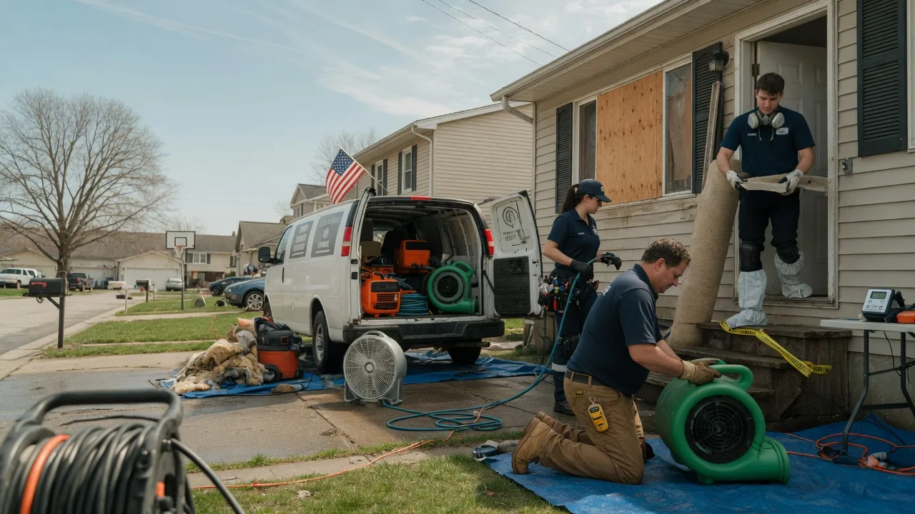 Water Damage Restoration in Orfordville, WI near me
